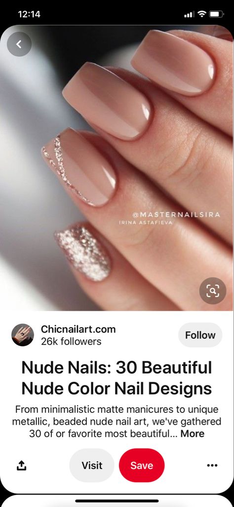 Wedding Gel Nails, Wedding Nail Colors, Ongles Beiges, Champagne Nails, Fall Wedding Nails, Wedding Day Nails, Bridal Nails Designs, Engagement Nails, Bridesmaids Nails