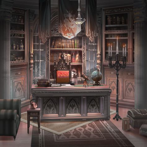 ArtStation - room, serflygod shi Fantasy Classroom, Drawing Room Concept, Bohemian Style Inspiration, Building Reference, Manor Interior, Interior Concept Art, Project School, Royal Room, Room Concept