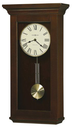 Chiming Wall Clocks, Howard Miller Wall Clock, Black Spades, Classic Clocks, Pendulum Wall Clock, Howard Miller, Simple Wall Decor, Wood Clock, Mantel Clocks