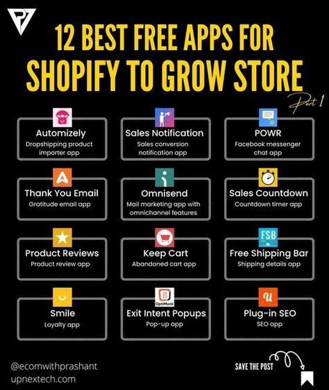 Essential tips for growing your Shopify store’s money and financial stability. Shopify Apps Free, Apps For Marketing, Shopify Store Ideas, Shopify Tips And Tricks, Shopify Business Ideas, Shopify Store Design Ideas, Shopify Store Design, Shopify Hacks, Shopify Ideas