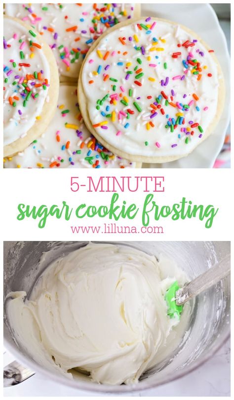 Sugar Cookie Frosting Recipe, Cookie Frosting Recipe, Sugar Cookie Icing Recipe, Cookie Icing Recipe, Homemade Sugar Cookies, Frosting Recipes Easy, Sugar Cookie Icing, Homemade Frosting, Decorating Cookies