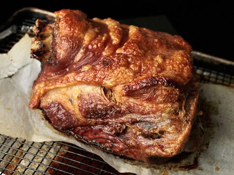 Ultra-Crispy Slow-Roasted Pork Shoulder | Serious Eats : Recipes  Slow roasted at 250 F for several hours Slow Roasted Pork Shoulder, Pork Shoulder Recipes, Paleo Pork, Shoulder Roast, Pork Shoulder Roast, Mapo Tofu, Roast Pork, Food Lab, Slow Roast