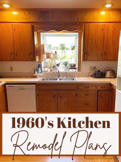 1960 Kitchen Remodel, 60s Kitchen Remodel, Small Galley Kitchen Remodel, 1960s Kitchen Remodel, Small Backyard Design Layout, Small Galley Kitchen, Small Farmhouse Kitchen, Ranch Kitchen Remodel, Small Kitchen Renovations