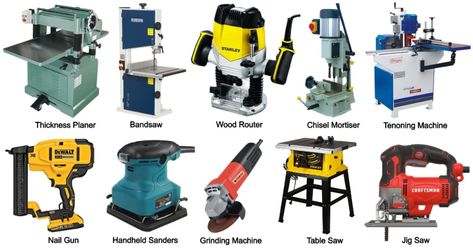 Woodworking Machine: Definition, Types, Uses, Working, Application, Advantages & Disadvantages - Engineering Learn Jigsaw Machine, Hand Router, Cnc Wood Carving, Carpentry Workshop, Making Furniture, Woodworking Equipment, Home Making, Cnc Wood, Woodworking Machinery