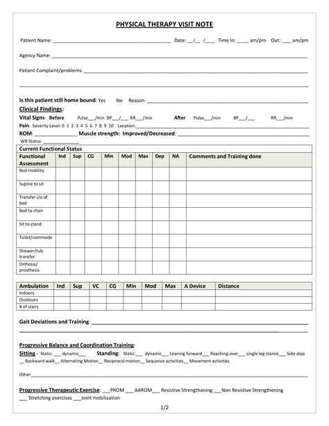 Physical Therapy Note - How to create a Physical Therapy Note? Download this Physical Therapy Note template now! Physical Therapy Signs, Physical Therapy Notes, School Occupational Therapy, Therapy Aesthetic, Occupational Therapy Schools, Soap Notes, Nerve Anatomy, Exercise Log, Physical Therapy School