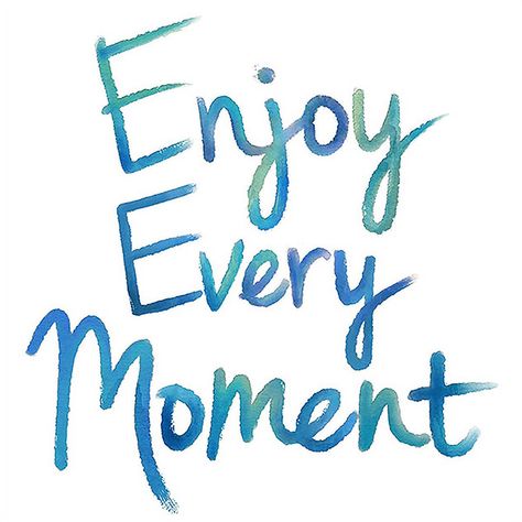 Enjoy Every Moment Quotes, Inspirational Wall Quotes, Health Cooking, Blue Quotes, Verse Wallpaper, Moments Quotes, Feed Insta, Quote Decals, Enjoy Every Moment