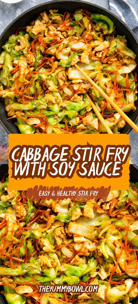 Try this quick and delicious Cabbage Stir Fry for a tasty meal! With eggs, crisp cabbage, and a flavorful sauce, it’s an easy way to enjoy a veggie-packed dish. Different Ways To Make Cabbage, Cabbage Dinners Healthy, Stir Fry Recipes Cabbage, Cabbage Zucchini Stir Fry, Recipes W Cabbage, Cabbage Street Food, Keto Cooked Cabbage Recipes, Easy Vegetable Stir Fry Recipes, How To Fry Cabbage Recipes