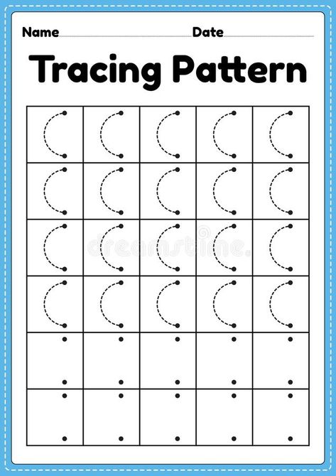 Circle Tracing Worksheets Preschool, Pattern Tracing Worksheet, Play Group Worksheets, Slanting Lines Worksheets, Tracing Lines Preschool Free Printable, Curve Lines Pattern, To Improve Handwriting, Lines Worksheet, Prewriting Worksheets