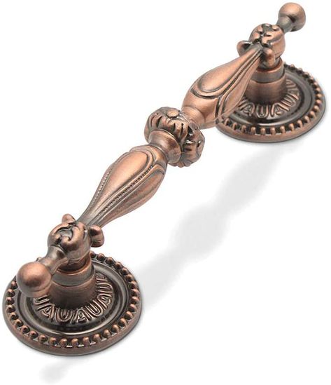 Door Handels, Rustic Cabinet Hardware, Copper Cabinet Pulls, Kitchen Drawer Handles, Vintage Bedroom Styles, Retro Dresser, Dresser Drawer Handles, Antique Drawer Pulls, Vintage Drawer Pulls