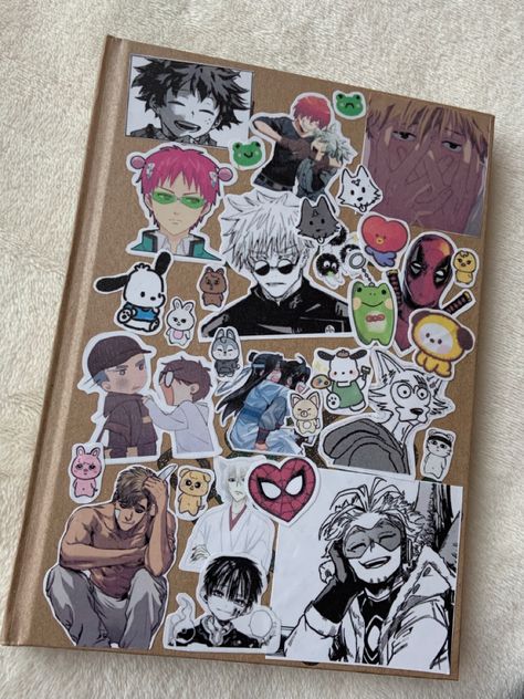 Art Binder Cover, Note Book Decoration Ideas Front Cover, Sketch Book Decoration Cover, Anime Sketchbook Cover, Sketch Book Design Ideas Front Cover, Artbook Cover Ideas, Decorating Sketchbook Cover, Sketchbook Decoration Cover, Sketchbook Cover Ideas Aesthetic