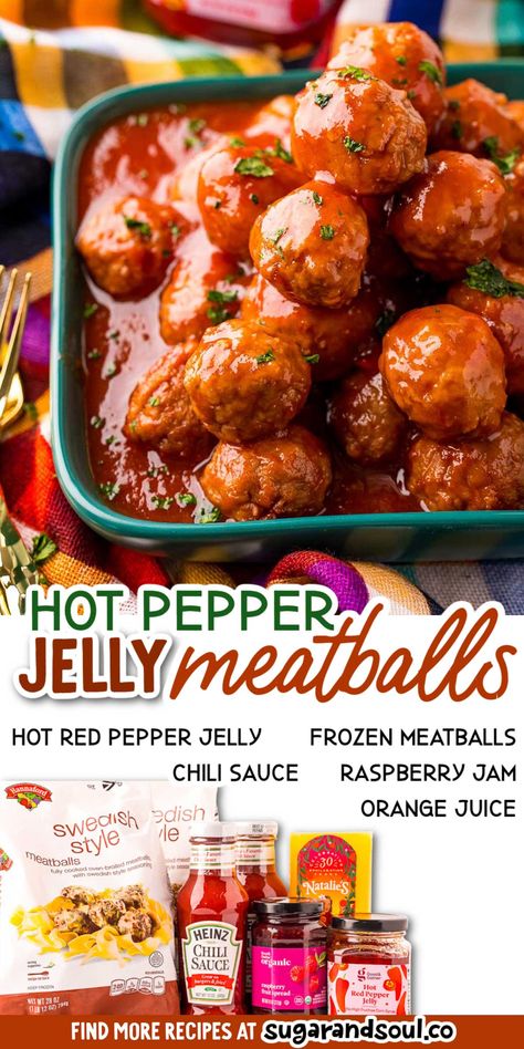 Awesome Sauce Meatballs, Crockpot Sweet And Spicy Meatballs, Red Pepper Jelly Meatballs, Pepper Jelly Meatballs Crock Pot, Hot Pepper Jelly Meatballs, Sweet And Spicy Meatballs Crockpot, Spicy Meatball Recipes, Pepper Jelly Meatballs, Spicy Meatballs Crockpot