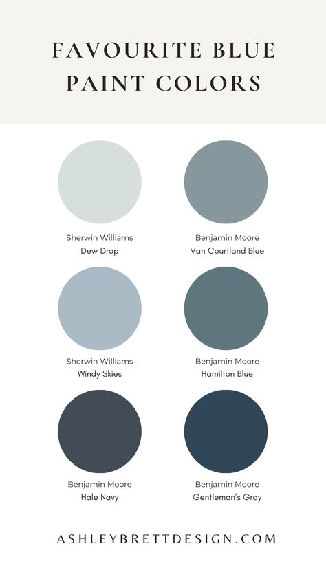 3 Reasons to Bring Blue into Your Home + My Favourite Blue Paint Colors Colors To Paint Room Bedrooms, Shades Of Blue Bathroom Ideas, Steel Blue Bedroom Wall Colors, Cozy Blue Paint Colors, Neutral Blue Living Room Paint, Smokey Blue Nursery, Timeless Blue Paint Colors, Steely Blue Paint Color, Misty Blue Paint Color