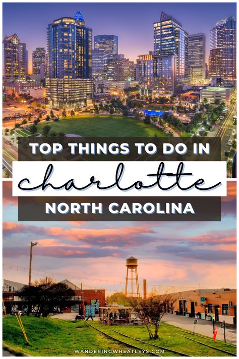 Bucket List Travel, Charolette North Carolina, Downtown Charlotte Nc, Bucket List Travel Destinations, Downtown Charlotte, North Carolina Vacations, North Carolina Travel, Queen City, Charlotte North Carolina