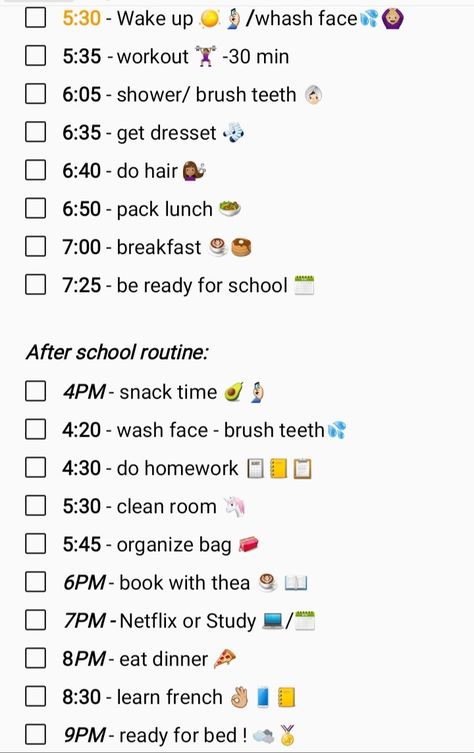 Routines After School, 7th Grade Tips, Good Apps For Iphone, Weekend Routine, Routine School, School Routine For Teens, Bucket List For Teens, Morning Routine School, Morning Routine Checklist