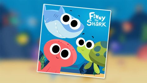 NEW ALBUM: Finny the Shark - Super Simple Finny The Shark, Shark Craft, Simple Songs, Perfect Song, Super Simple Songs, Turtle Crafts, Shark Coloring Pages, Shark Plush, The Deep Blue Sea