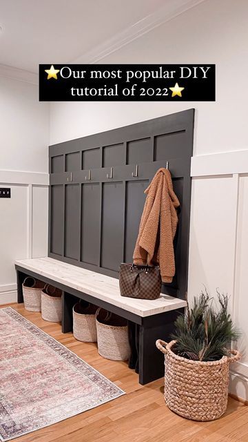 Mudroom Remodel, Mudroom Makeover, Mud Room Entry, Diy Mudroom, Bench Mudroom, Mudroom Entryway, Diy Mudroom Bench, Mudroom Decor, Mud Room Storage