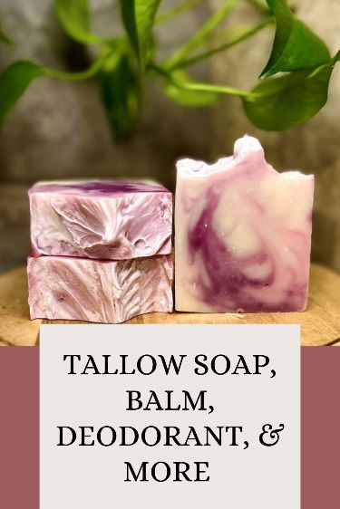 Tallow Soap, Balm, Deodorant, & More! Tallow Deodorant, Tallow Recipe, Face Wash Recipe, Whipped Tallow, Tallow Balm, Tallow Soap, Deodorant Recipes, Natural Beard Oil, Lotion Recipe