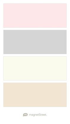 Pale pink, ivory, and gold and silver color palette. (Also lavender, not shown) Pink Lavender Color Palette, Pink And Silver Color Palette, Logo Palette, Champagne Color Palette, Mum Wedding, Silver Color Palette, Nude Color Palette, Calendar Magnets, Custom Refrigerator