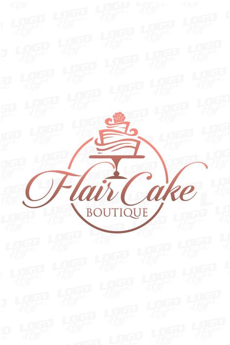 Custom and Unique Logo design for flair Cake Logo Gateau Design, Cake House Logo, Logo Sweet Cake, Logo Cake Shop, Cake Bakery Logo Design, Logo Design Cake, Sweet Logo Design, Cake Logo Design Graphics, Cake Shop Logo Design