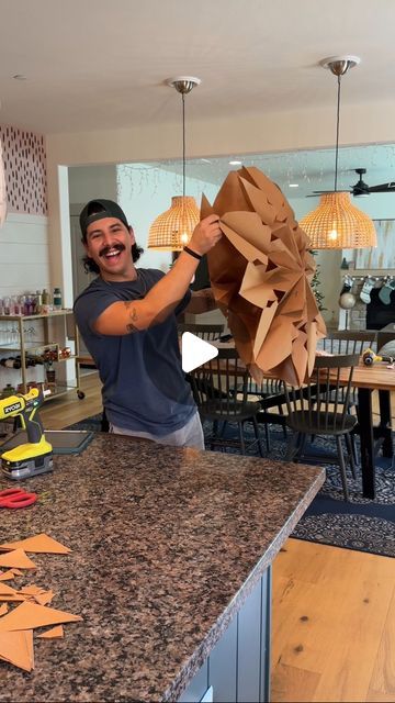 84K views · 5.4K likes | Kyle Ortiz on Instagram: "Follow me for more DIY projects!

GIANT paper Snowflakes ❄️ 

I went to the store a couple weeks ago and when I was checking out, I realized they were bagging their groceries with these giant paper bags. I immediately knew I needed to take them home and turn them into mega snowflakes. 

It worked. @thekwendyhome would be proud. 

‼️Fair warning: they are comically large and not very practical. 

@krogerco hit me up for a collab cuz you saved Christmas. 

#DIY #Christmas #papercrafts" Large Scale Christmas Decorations, Large Snowflakes Diy Outdoor, Wall Christmas Tree Paper, Parade Float Christmas, Big Christmas Crafts, Large Space Christmas Decorations, Christmas Giant Decorations, Large Paper Bag Snowflakes, Diy Hanging Snowflakes