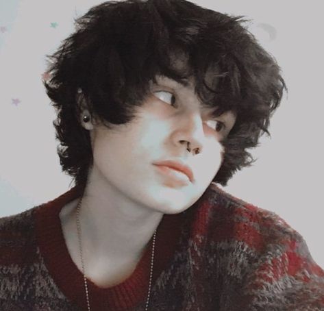 Trans Boy Haircut, Androgynous Hair, Shot Hair Styles, Haircut And Color, Fluffy Hair, Hair Reference, Short Hair Haircuts, Boys Haircuts, Cut My Hair