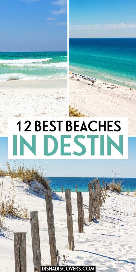 Uncover the pristine beauty of the Emerald Coast with these top picks for the best beaches in Destin Florida. From crystal-clear waters to soft, white sands, find your perfect spot for sunbathing, swimming, and unforgettable sunsets in Destin. | best beaches in destin florida | best beaches near destin florida | destin beaches | destin florida beaches | best beaches destin fl | best destin beaches | best beaches in destin | destin florida vacation rentals beach houses | destin beach packing list Destin Beach Florida, What To Do In Destin Florida, Destin Florida Things To Do In, Where To Stay In Destin Florida, Best Places To Stay In Destin Florida, Best Beaches In Destin Florida, Destin Florida Beach Pictures, Hidden Gems In Destin Florida, Florida Destin