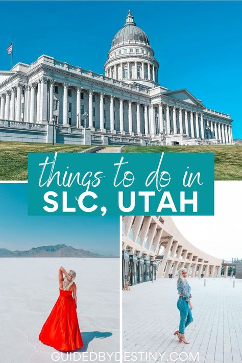 If you're wondering how to spend a weekend in Salt Lake City, this SLC guide has you covered! It includes some of the best bars and restaurants in Salt Lake City, the best things to do in Salt Lake City, where to stay in SLC, and even some fun day trips from Salt Lake City Utah. If you're planning a Utah road trip, this is definitely a must stop. Utah Camping, Antelope Island, Arizona Road Trip, Utah Road Trip, Utah Travel, Us Road Trip, Bars And Restaurants, Road Trip Adventure, Us Travel Destinations