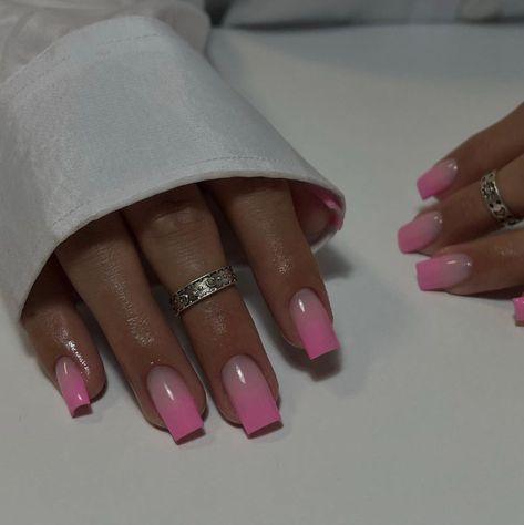 Best Cute Acrylic Nails Gallery Art For Short Nails, Nail Art For Short Nails, Nail Art Inspo, Pink French Nails, Tapered Square Nails, Nail Art Tips, Summer Nail Art, Square Nail Designs, Short Square Nails