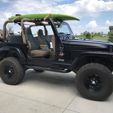 2000 Jeep TJ Sahara 4” lift 33x12.5x15 Jeep Tj Sahara, 97 Jeep Wrangler, Jeep Overland, Jeep Interior, Two Door Jeep Wrangler, Jeep Things, Jeep Interiors, Jeep Girls, Surf Aesthetic