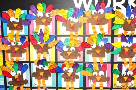 Thanksgiving Kindergarten Centers, Turkey Trouble Activities, Second Grade Reading Comprehension, Turkey Crafts Preschool, Turkey Art Projects, Kindergarten Thanksgiving Crafts, Second Grade Reading, Afternoon Activities, Thanksgiving Lesson Plans