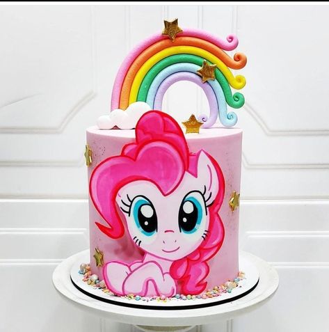 Pinky Pie Birthday Cake, Pinky Pie Cake, Pinkie Pie Cake, My Little Pony Birthday Cake, Rainbow Dash Party, My Little Pony Cake, Little Pony Cake, My Little Pony Birthday Party, Pony Cake