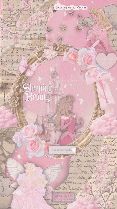 #fyp #shufflefyp #pink #disneyprincess #sleepingbeauty #wallpaper #quotes #fairytalecore #madebyyuhma #animatedshuffle #follow #like #collageart #aesthetic Pink Aesthetic Disney, Sleeping Beauty Wallpaper, Cute Pink Aesthetic, Sleeping Beauty Disney, Disney Princess Artwork, Pretty Wallpapers Tumblr, Pink Wallpaper Girly, Pink Wallpaper Backgrounds, Disney Background