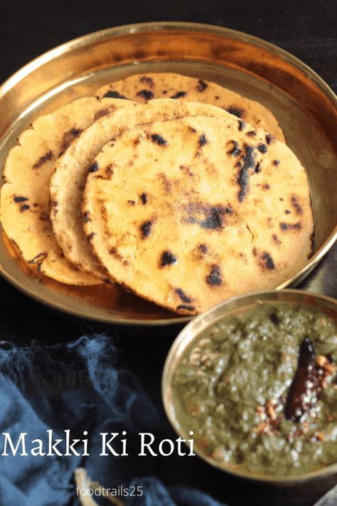 Gluten Free Indian flatbread made with cornmeal.. traditionall enjoy with saag and curries Indian Flatbreads, Cornmeal Bread, Roti Bread, Indian Flatbread, Jackfruit Recipes, Ghee Butter, Flatbread Recipe, Roti Recipe, Fav Food