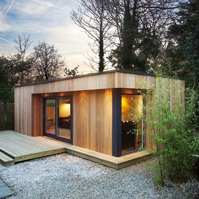 What is it about garden rooms that is so universally appealing? We're getting excited just thinking about the prospect of a seclude little spot somewhere, like this stable conversion in Kenya, that is wooden eco garden room with a green roof. Design Case Mici, Westbury Gardens, Garden Room Ideas, Eco Garden, Wooden Building, Garden Studio, Garden Buildings, Eco House, Garden Office