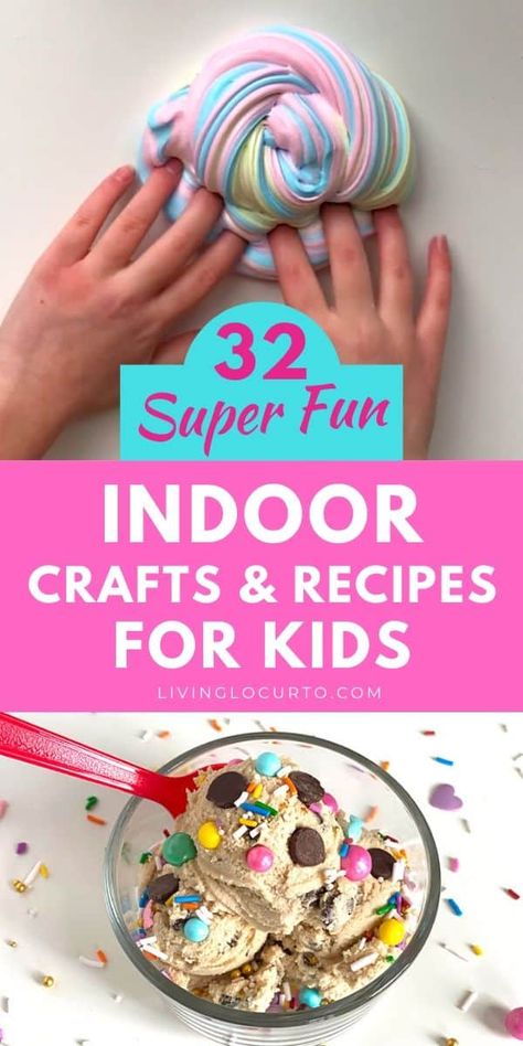 Fun things to do when you're bored and stuck at home. DIY indoor craft ideas, easy recipes, kids activities and boredom busters. Kawaii, Amigurumi Patterns, Crafts To Do When Your Bored, Indoor Crafts, Indoor Kids, Things To Do At Home, Fun Crafts To Do, Boredom Busters, Fun Easy Crafts