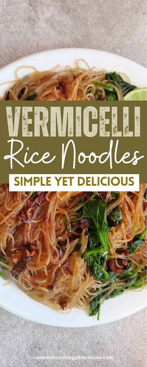 Vermicelli Rice Noodles Korean Vermicelli Noodles, Cold Rice Noodles, Recipes With Rice Noodles Easy, Simple Vermicelli Recipes, Rice Vermicelli Recipes Soups, What To Do With Rice Noodles, Korean Vermicelli Recipe, Vietnamese Rice Vermicelli Recipes, Vermecilli Rice Noodles Recipes