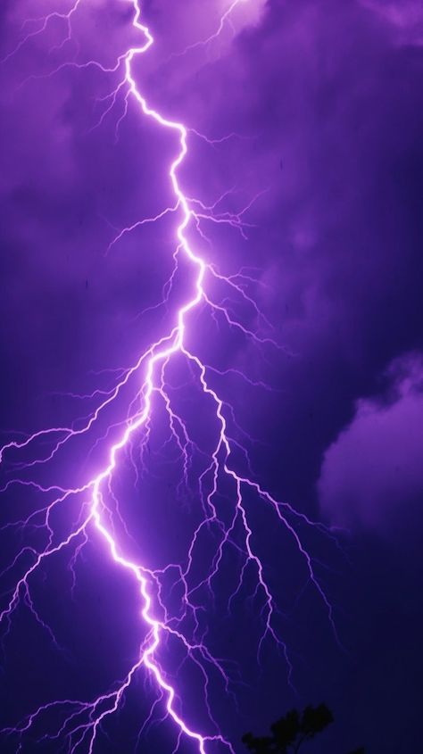 Purple lightning thunderstorm outdoors nature. | Premium Photo - rawpixel Purple Lightning Tattoo, Purple Lights Aesthetic, Purple Lightning Wallpaper, Purple Painting Aesthetic, Purple Wall Paper, Purple Energy, Lightning Sky, Eevee Wallpaper, Purple Landscape