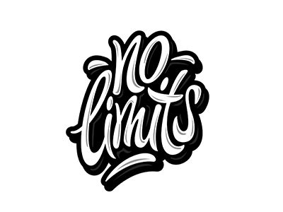 No Limits Tattoo, Alphabet Graffiti, Tipografi 3d, Graffiti Words, Hand Lettering Inspiration, Lettering Styles, Graffiti Drawing, Lettering Quotes, No Limit