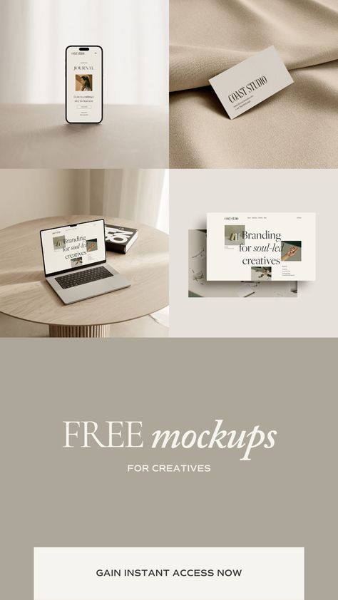 Elevate your branding and gain instant access to FREE mockups for brand designers, web designers and creative brands. Visit MOYO Studio for for designer Photoshop mockup bundles and modern mockups for brand designers and creative businesses! Digital Mockup Design, Mock Ups Free Templates, Free Mockup Website, Brand Mockup Templates, Mockup Design Ideas, Canva Mockup Templates, Planner Mockup Free, Mockup Design Templates, Website Mockup Design