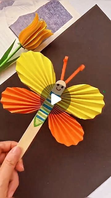 62K views · 3.6K likes | Itsy Bitsy Artsy I Art & Craft I Creative DIY on Instagram: "Fluttering into creativity! 🦋✂️ Unleash the joy of crafting with these vibrant paper butterflies. 🌈 Transforming imagination into art one fold at a time.   📌Which one is easy and beautiful? 1/2/3? . . 📌Follow me for more:  ➡️ @itsy_bitsy_23  ➡️ @itsy_bitsy_23  ➡️ @itsy_bitsy_23 . . #PaperCraft #DIYForKids #ButterflyArt #CraftyKids #ColorfulCreativity #HandmadeMagic #KidsCrafts #ArtfulFun #CreativeKids #CraftingJoy #PaperButterflies #ImaginationStation #CraftyMinds #PlayfulCreativity #CraftyKidsClub #ArtInspiration #PaperPlaytime #DIYCrafts #KidArtists #CreativeHands #CraftyDays" Folding Butterfly Paper Crafts, Butterfly Art And Craft Preschool, Craft Paper Butterfly, Make A Butterfly Craft, Butterfly Games For Kids, Natural Crafts For Kids, Paper Pinecones Diy, Kids Butterfly Craft, Creative Activities For Kids Craft Ideas