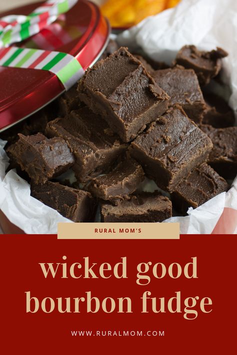 Bourbon Recipes Dessert, Booze Fudge, Bourbon Fudge Recipes, Boozy Fudge Recipes, Boozy Fudge, Bourbon Fudge, Whiskey Fudge, Pecan Fudge, Bourbon Balls