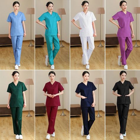 Uniform Outfits Hospital, Clinic Uniform Design, Scrub Suits Design For Nurses, Hospital Uniform Design, Nurses Uniform Designs Hospitals, Scrubs Uniform Cute Medical, Medical Uniforms Doctors, Nurse Uniform Design, Scrub Suit Design