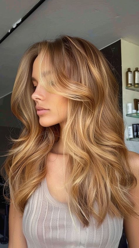 25 Divine Dirty Blonde Hair Color Ideas to Flaunt Dark Brown And Honey Blonde Hair, Natural Golden Balayage, Honey Beige Hair Color, Bronze Blonde Hair Color, Hair Colour Ideas Natural, Women Blonde Hair, Golden Blonde Hair Inspiration, Honey Golden Balayage, Best Hair For Pale Skin