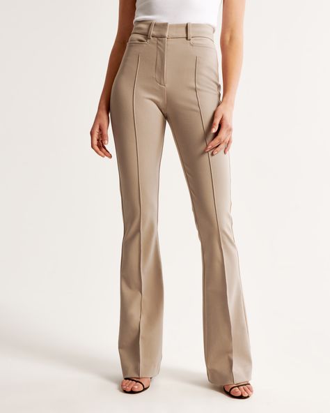 Straight leg trousers