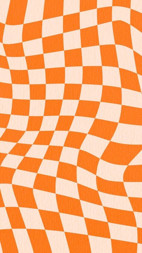 Wallpaper Ideas Iphone, Free Aesthetic Wallpaper, Deco Orange, Checker Wallpaper, Fashion Clothes For Men, Free Aesthetic, Hippie Wallpaper, Orange Aesthetic, Preppy Wallpaper