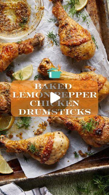 Brianna May on Instagram: "Comment “recipe please” below & I will message you the recipe for these Lemon Pepper Chicken Drumsticks! 🍋🍗

You can also go to my profile and then tap the link in my bio or google “lemon pepper drumsticks bri”.

#crispy #ovenbaked #lemonpepper #lemonpepperchicken #easyrecipes #weeknightmeals #gamedayfood" Lemon Pepper Drumsticks Baked, Lemon Pepper Drumsticks, Lemon Pepper Chicken Legs Air Fryer, Lemon Pepper Chicken Drumsticks, Lemon Chicken Drumsticks, Baked Lemon Pepper Chicken Drumsticks, Lemonpepperchicken Wings Baked, Lemon Pepper Chicken, Chicken Ideas