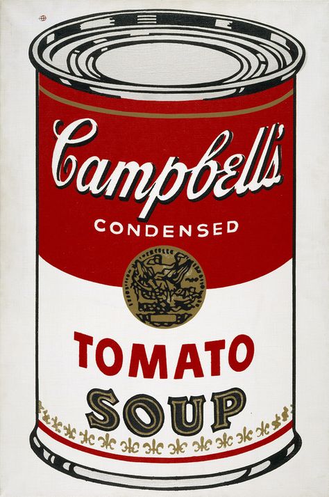 Campbell's Soup Can | LACMA Collections Andy Warhol Poster, Andy Warhol Prints, Frankie Ruiz, Pop Art Andy Warhol, Warhol Paintings, Art Andy Warhol, Campbell's Soup Cans, Richard Hamilton, James Rosenquist