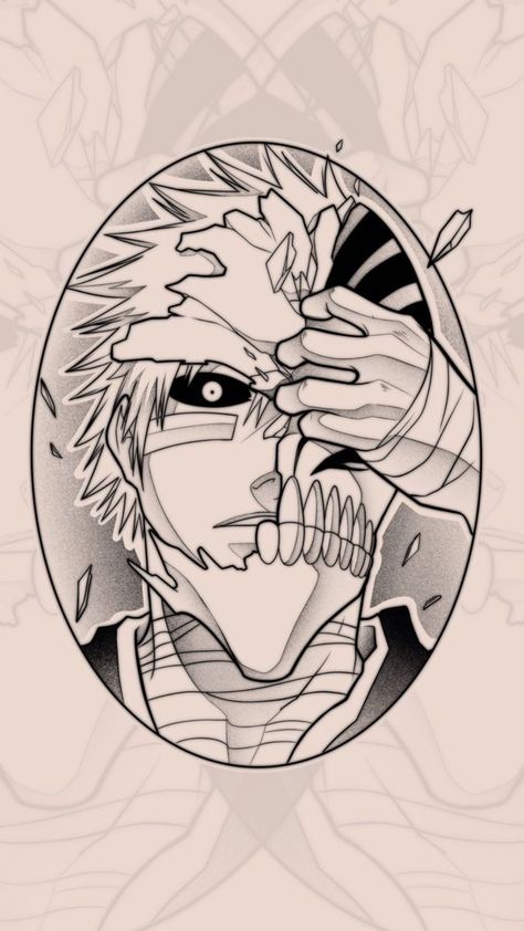 Bleach Manga Tattoo, Bleach Tattoo Design, Bleach Tattoo Anime, Bleach Anime Tattoo Ideas, Western Tattoos Ideas, Ichigo Tattoo, Bleach Anime Tattoo, Bleach Tattoo Ideas, Anime Tattoo Ideas Manga