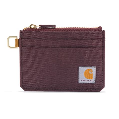 PRICES MAY VARY. Carhartt Women's Nylon Duck Zippered Card Keeper Wallet. Card keeper wallet that you can attach to a lanyard Pack light. You can throw this Carhartt card keeper onto a lanyard or hold it in your pocket like a wallet. It has just enough space for cards and cash with a zippered pocket that comes in handy for coins (lanyard not included) CORDURA 500-denier nylon with Rain Defender durable water repellent stands up to jobsite wear and tear as easily as it shrugs off a spilled drink Card Keeper, Carhartt Womens, Rugged Leather, Wrist Lanyard, Pack Light, Womens Wallet, Cute Wallets, Leather And Canvas, Keychain Wallet