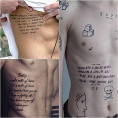 quote tattoos for guys - quote tattoos for guys on ribs - word tattoos for guys. Explore more Tattoo ideas on positivefox.com #meaningfultattoo #nametattoos #quotetattoos #quotetattoosforguys #tattooletteringstyles #tattooquotes #wordtattoos Ribs Tattoo Men Quotes, Mens Words Tattoo, Quotes Tattoo Ideas For Men, Rib Cage Tattoos For Men Quotes, Rib Quote Tattoos Men, Quote Tattoo For Guys, Mens Word Tattoos, Men’s Quote Tattoo, Rib Tattoos For Guys Quotes